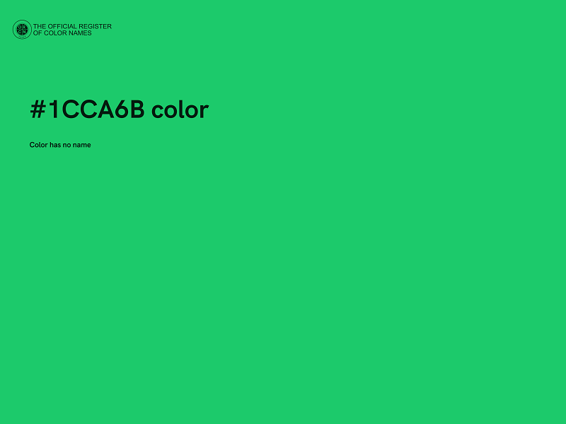 #1CCA6B color image