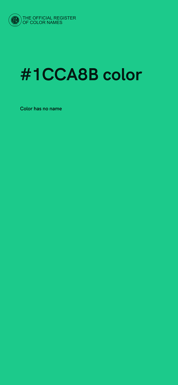 #1CCA8B color image