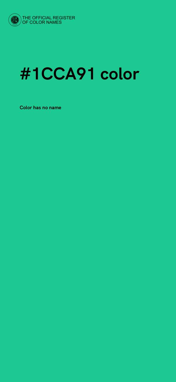 #1CCA91 color image