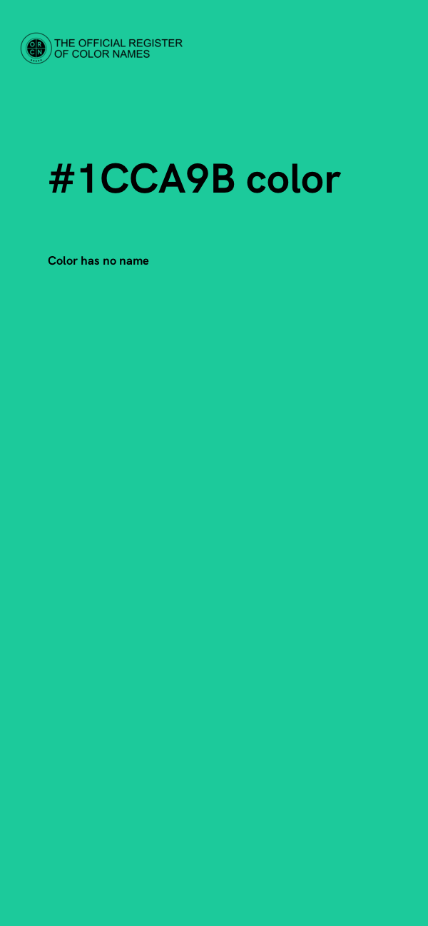 #1CCA9B color image