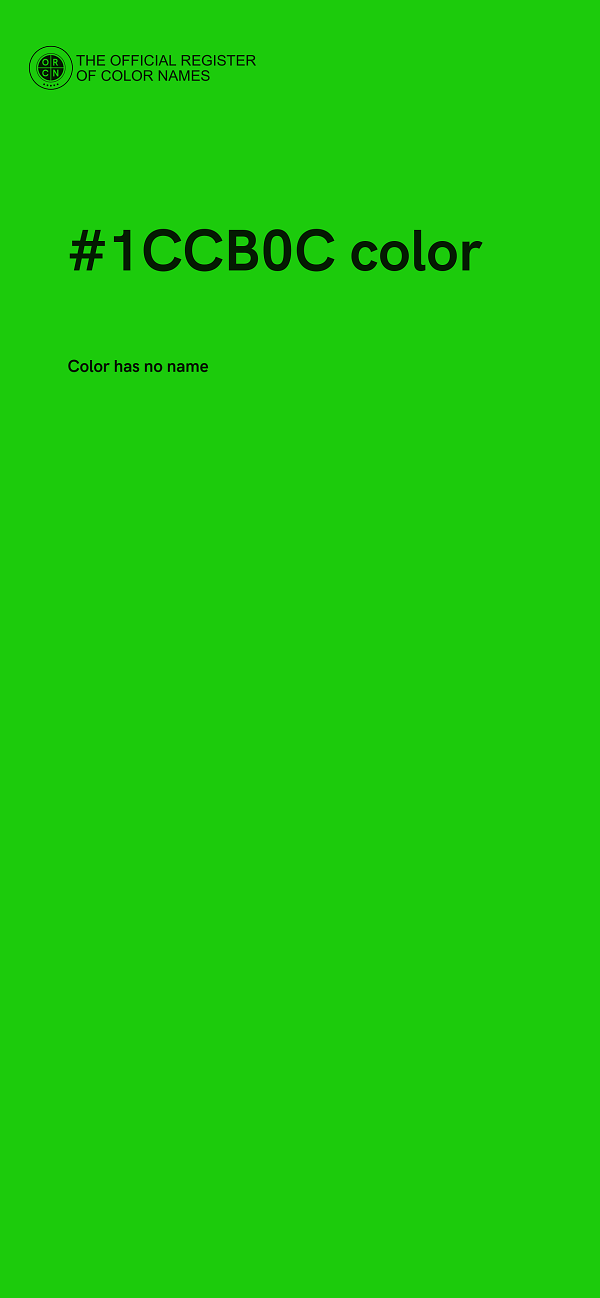#1CCB0C color image