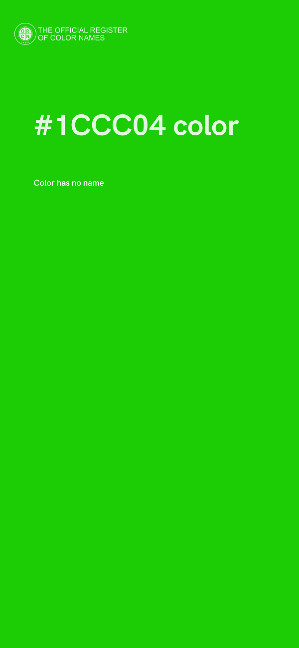 #1CCC04 color image