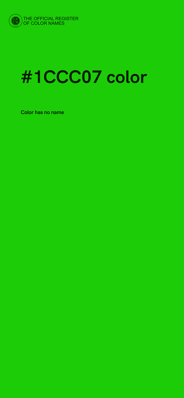#1CCC07 color image