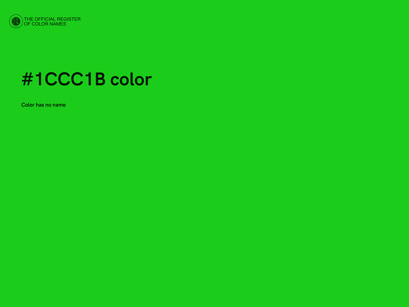 #1CCC1B color image