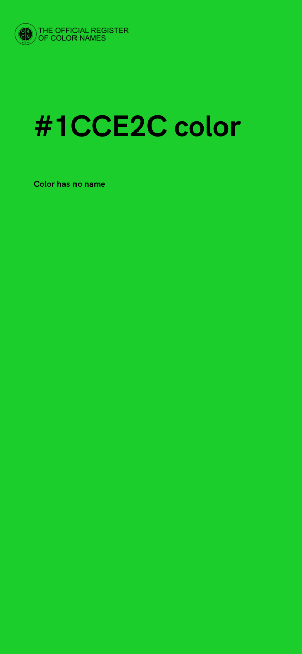 #1CCE2C color image