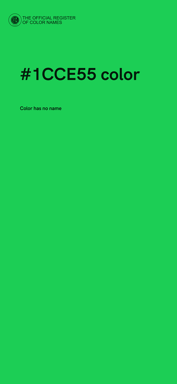 #1CCE55 color image