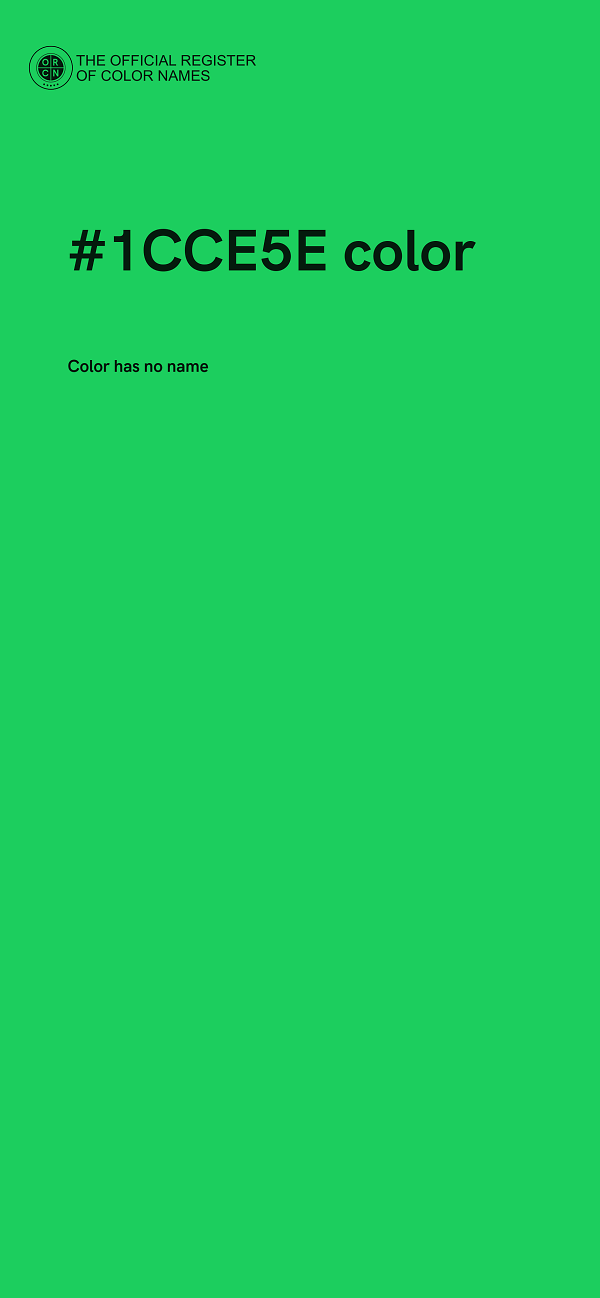 #1CCE5E color image
