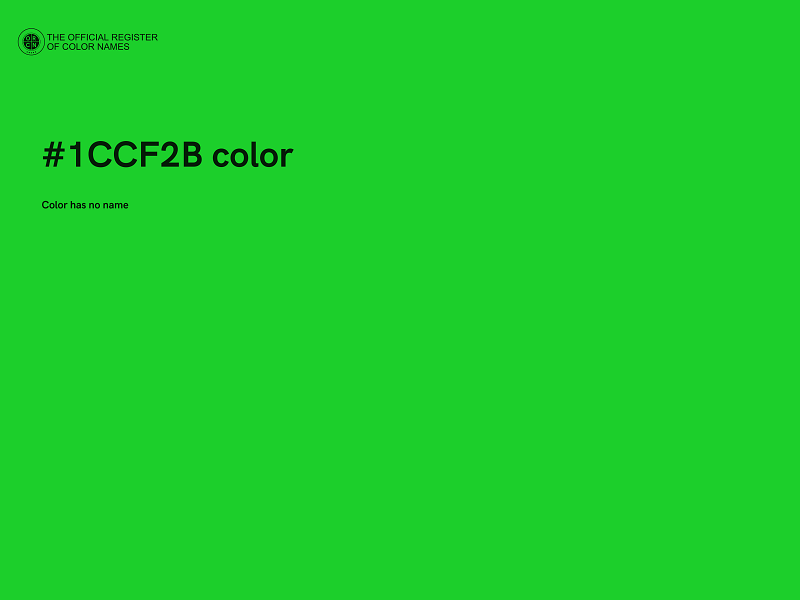 #1CCF2B color image