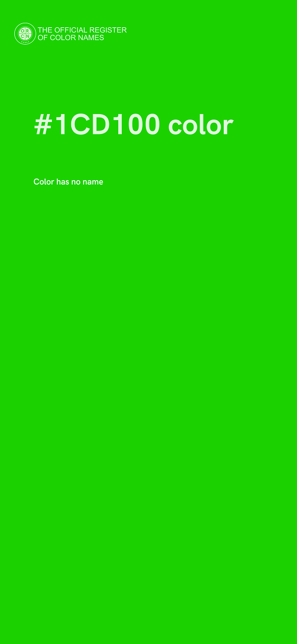 #1CD100 color image