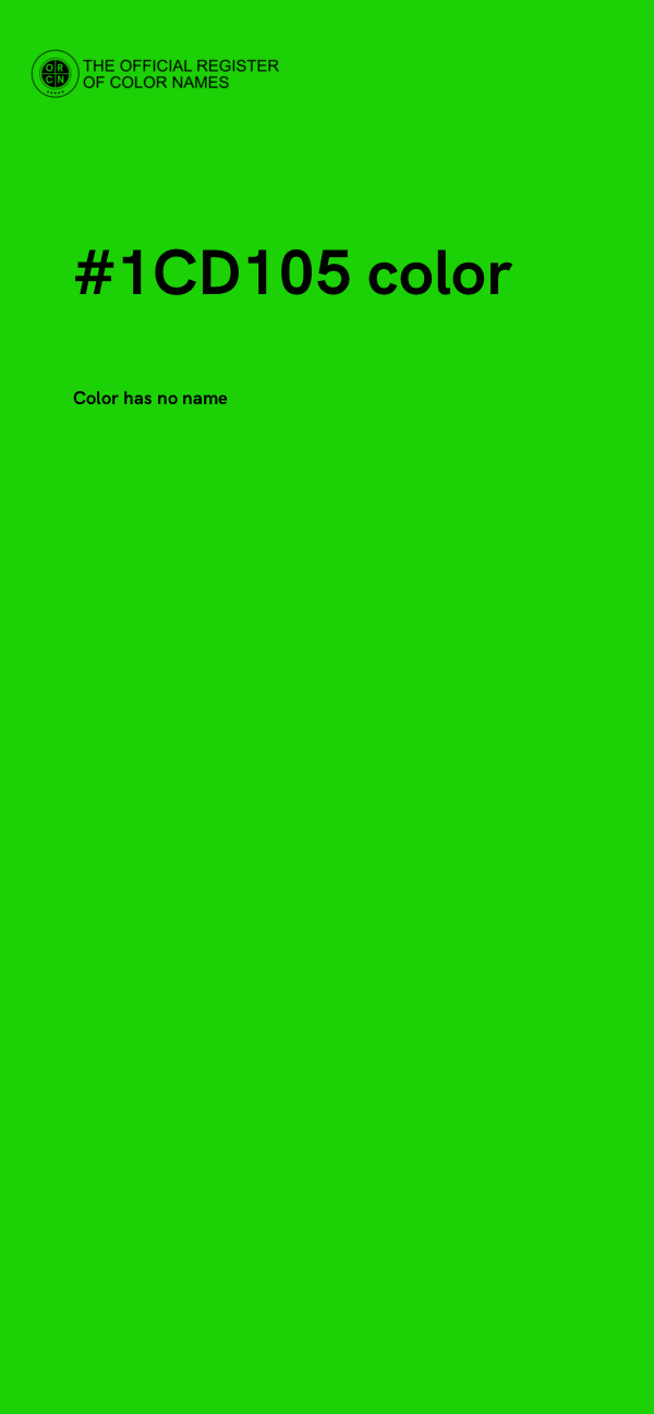 #1CD105 color image