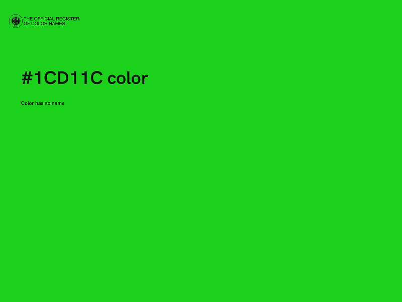 #1CD11C color image