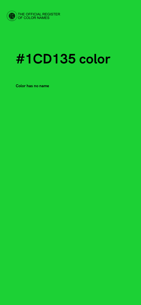 #1CD135 color image