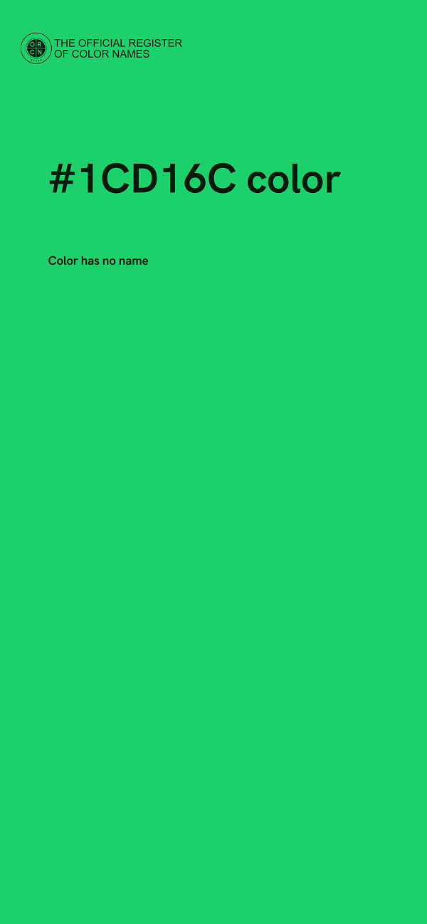 #1CD16C color image