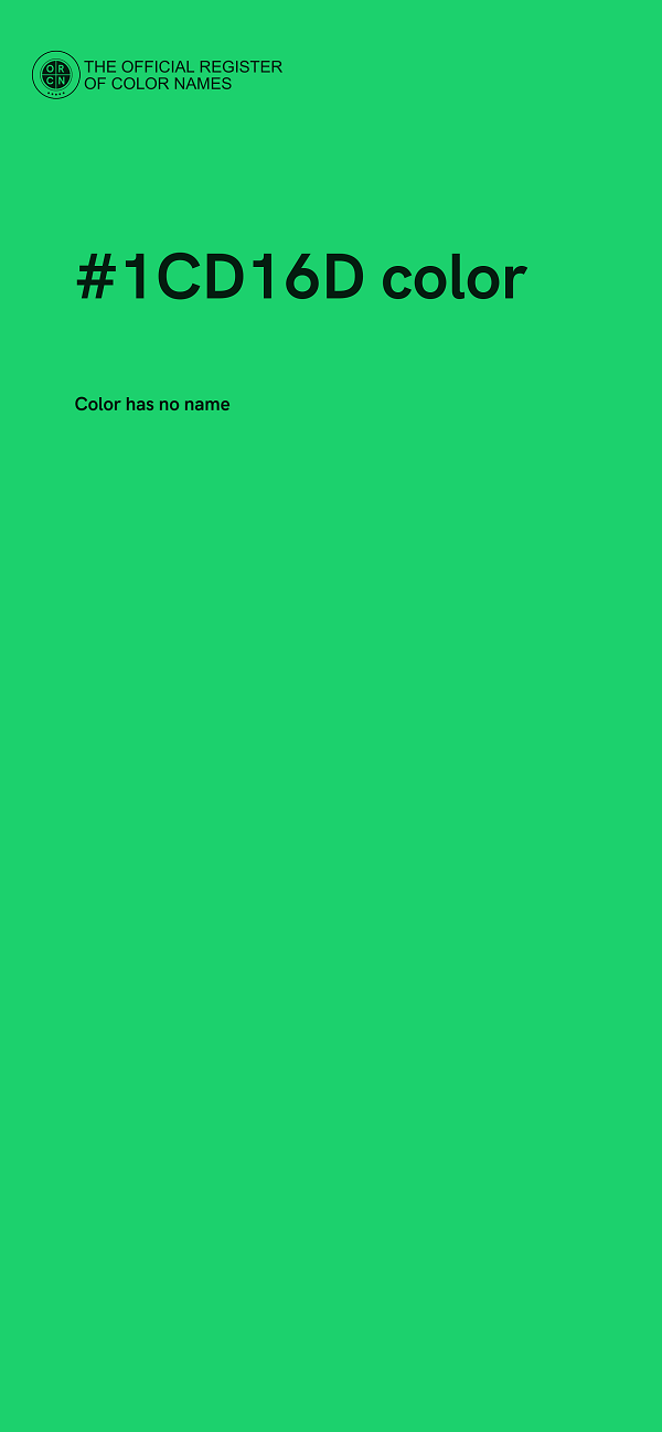 #1CD16D color image