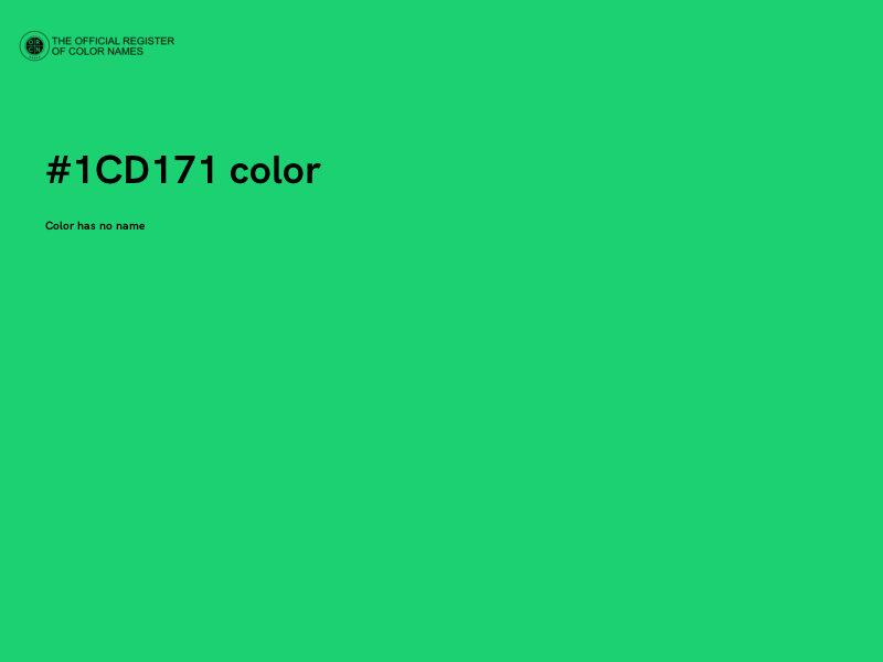 #1CD171 color image