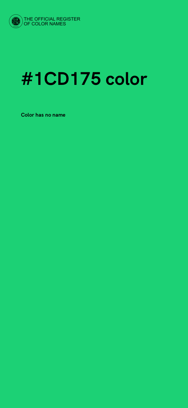 #1CD175 color image