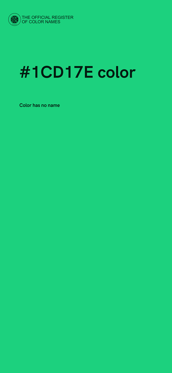 #1CD17E color image