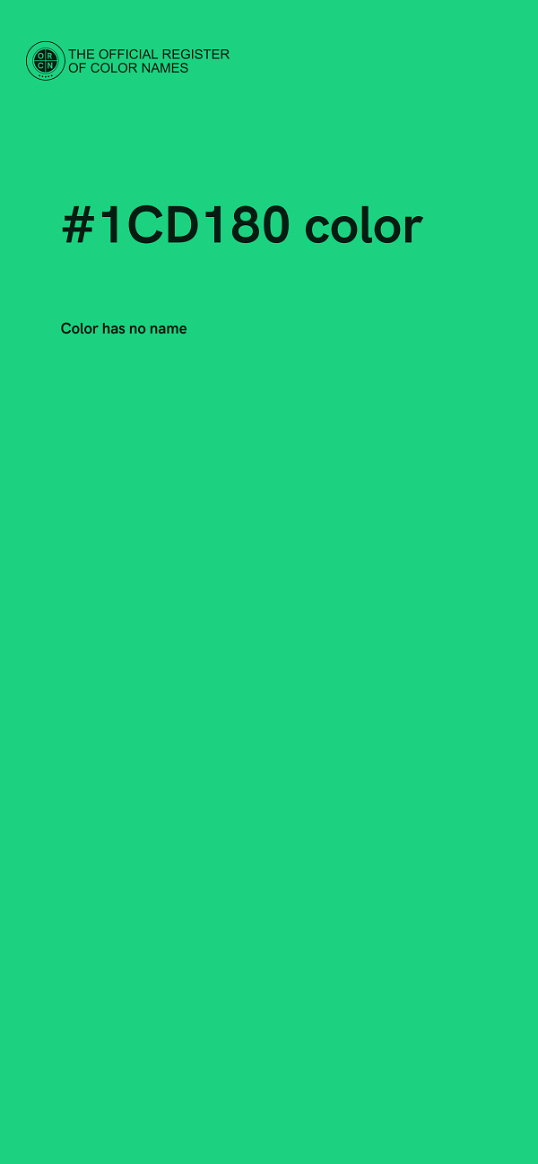 #1CD180 color image