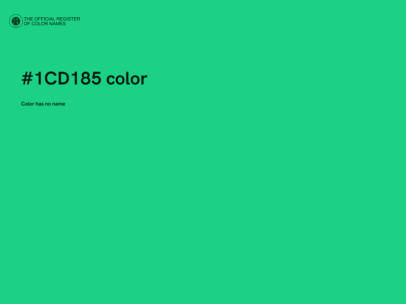 #1CD185 color image