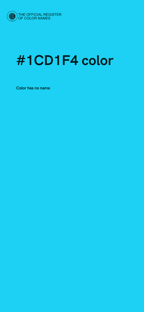 #1CD1F4 color image