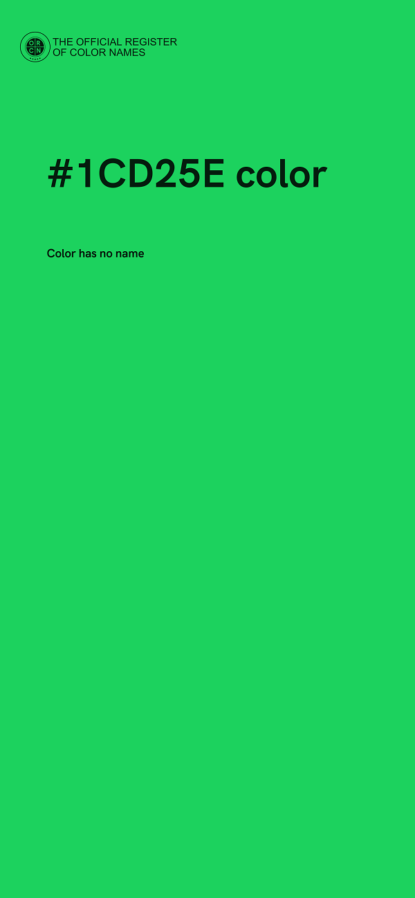 #1CD25E color image