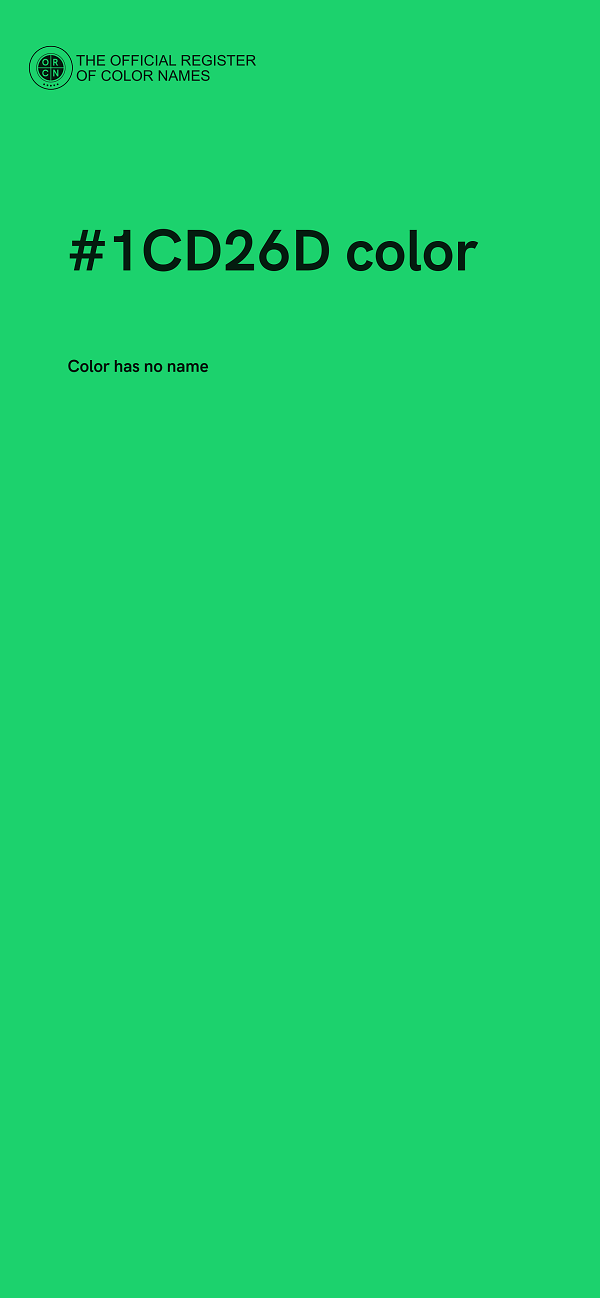 #1CD26D color image