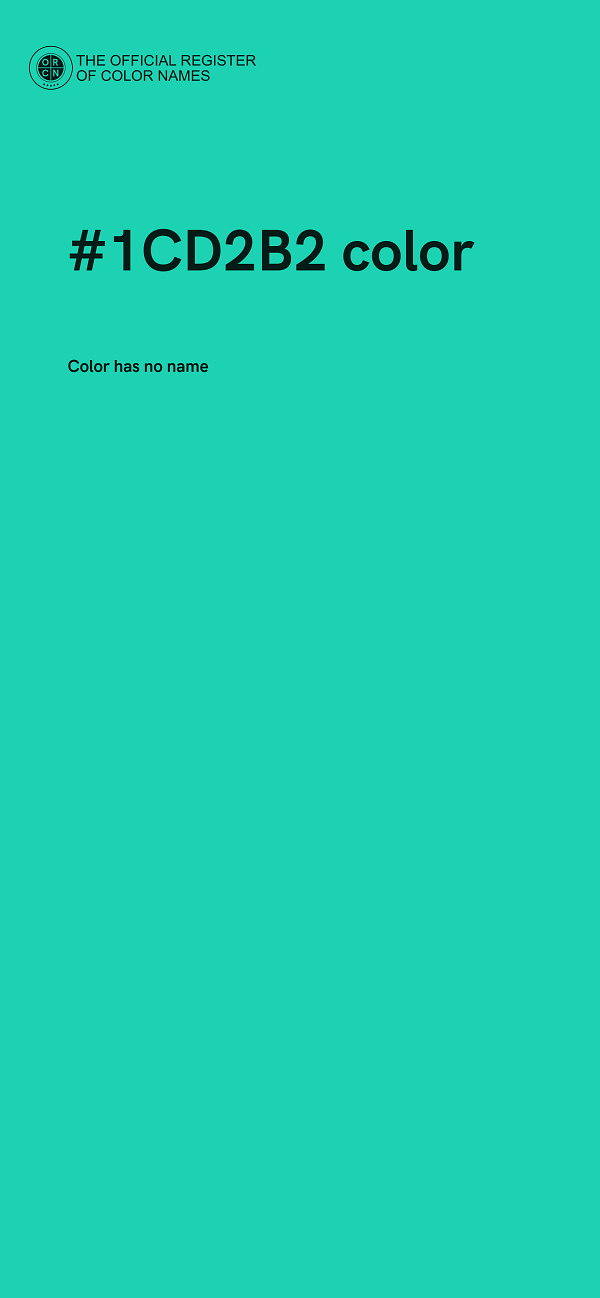 #1CD2B2 color image