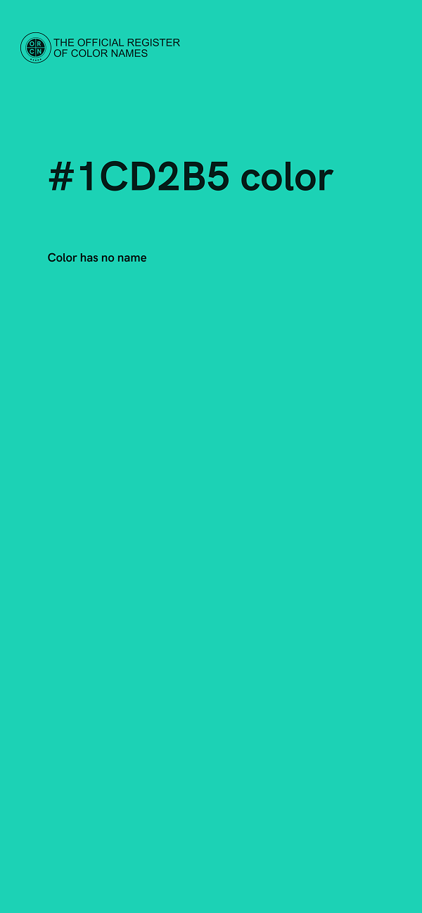 #1CD2B5 color image