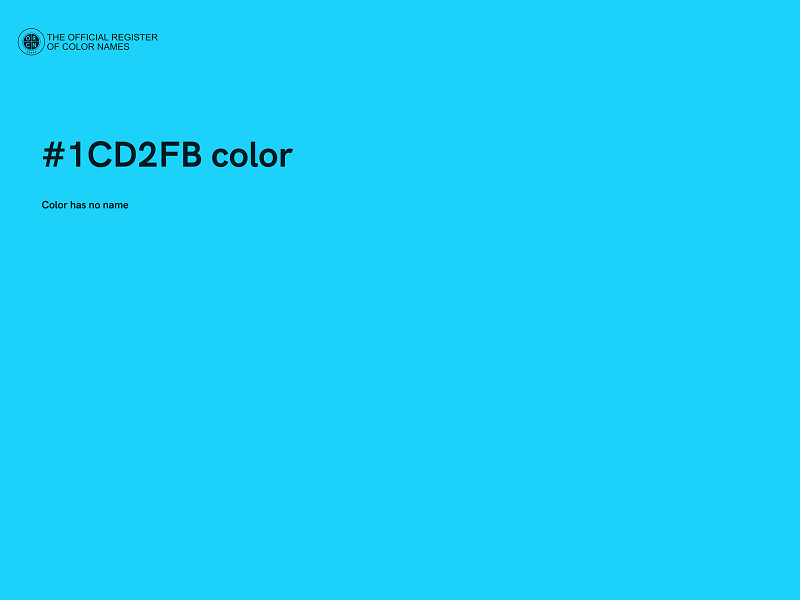 #1CD2FB color image