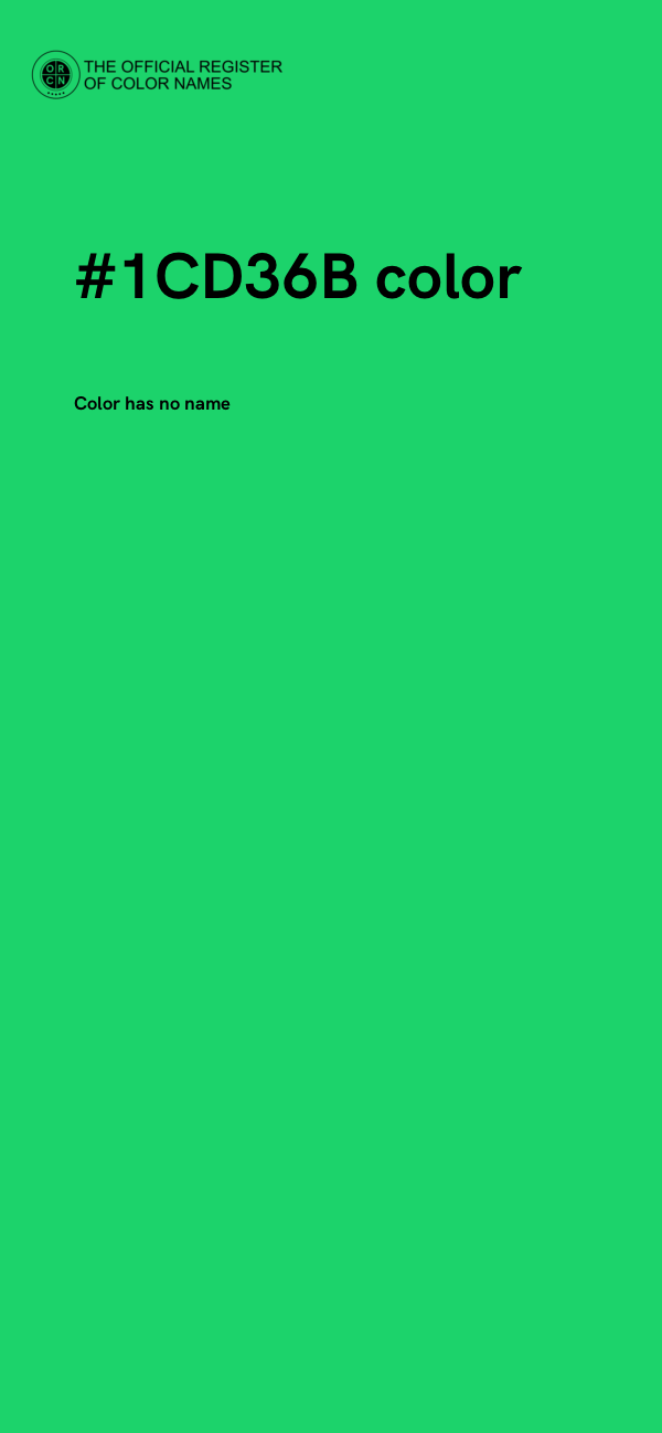 #1CD36B color image