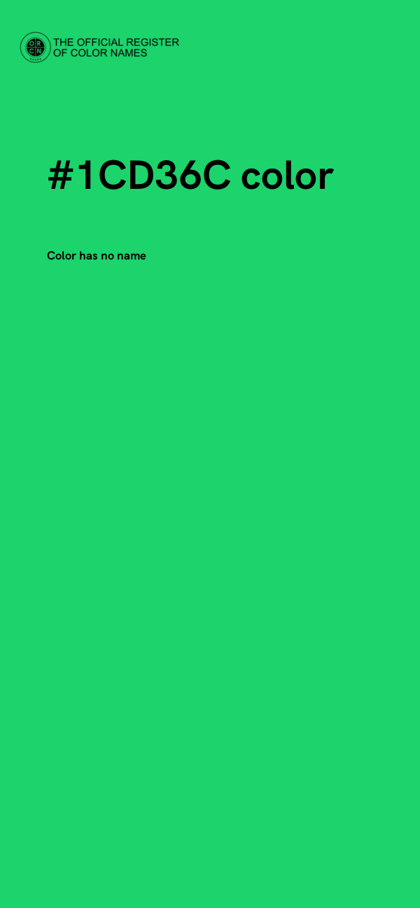 #1CD36C color image