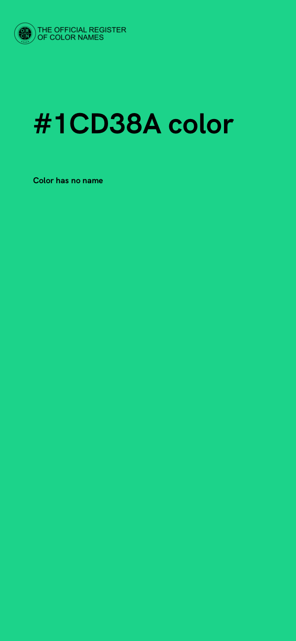 #1CD38A color image