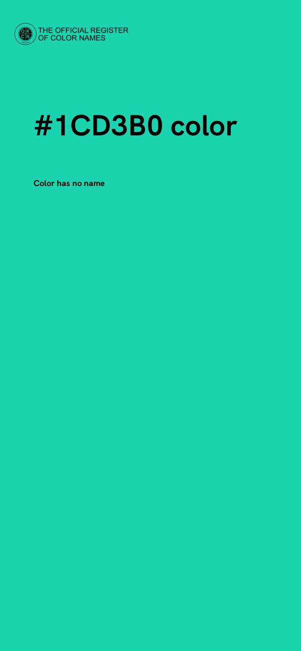 #1CD3B0 color image