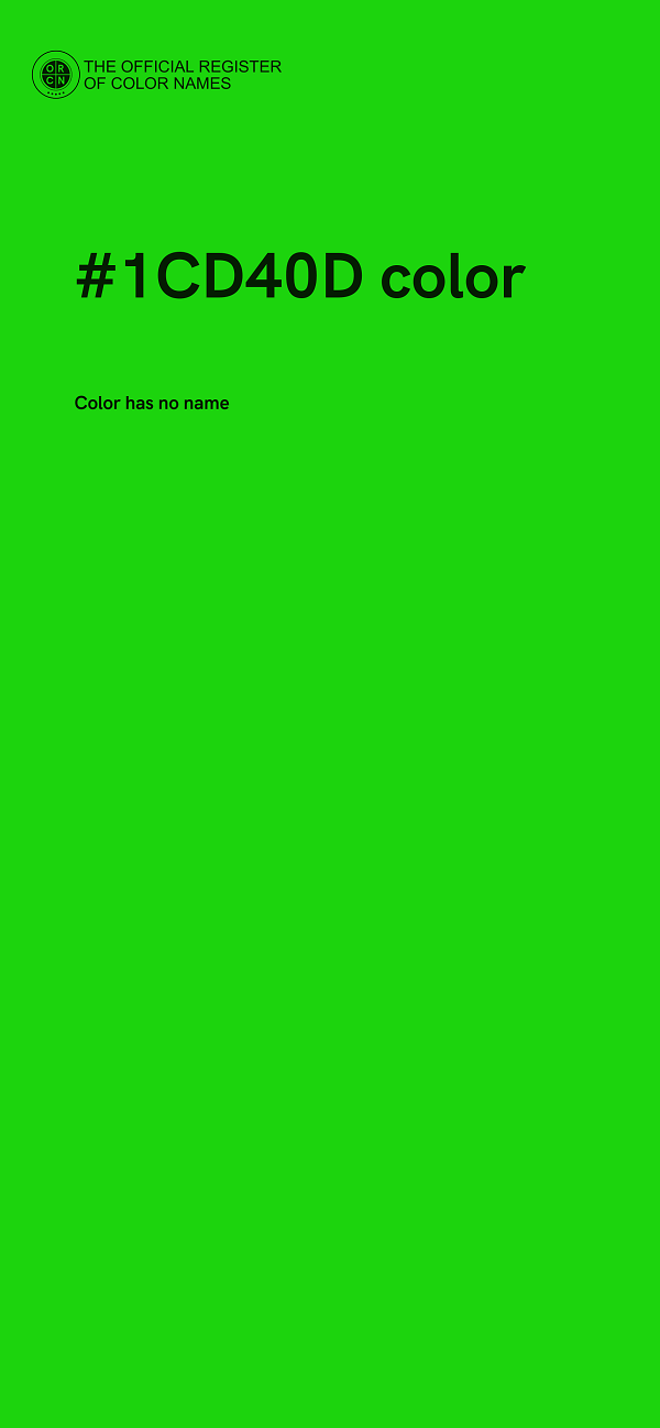 #1CD40D color image