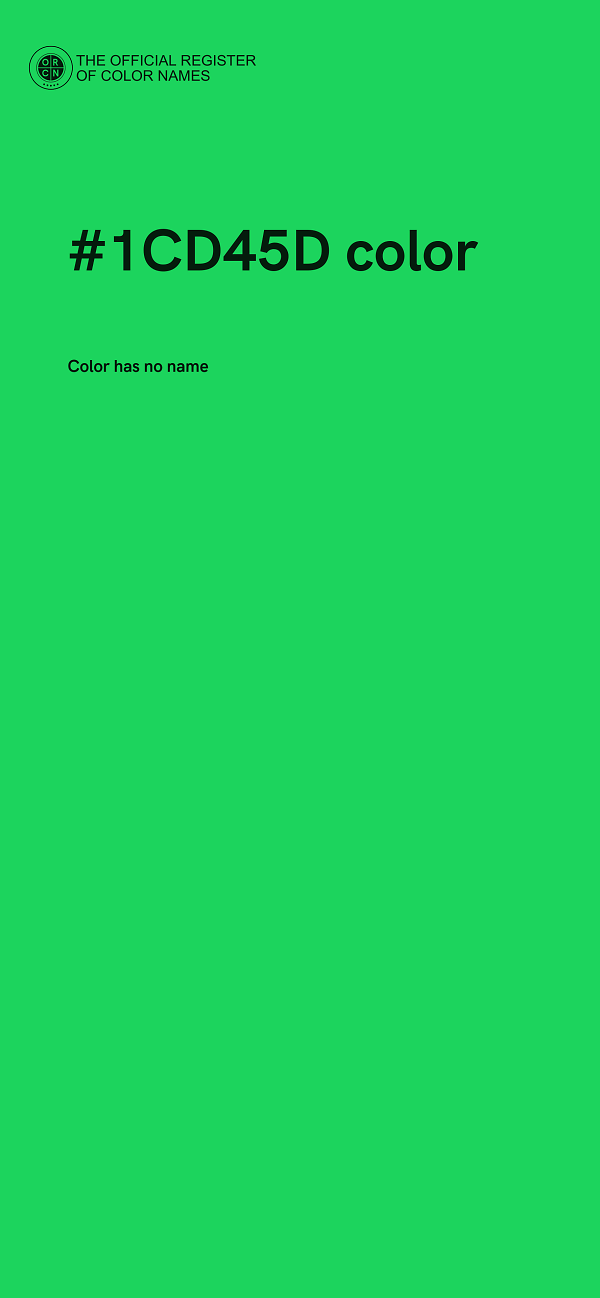 #1CD45D color image