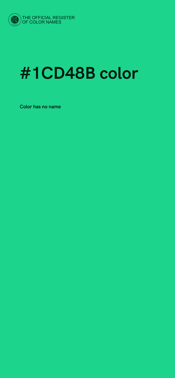 #1CD48B color image