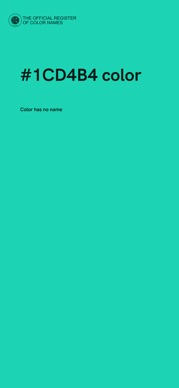 #1CD4B4 color image