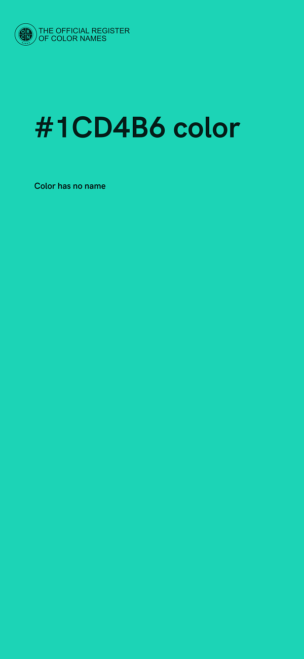 #1CD4B6 color image