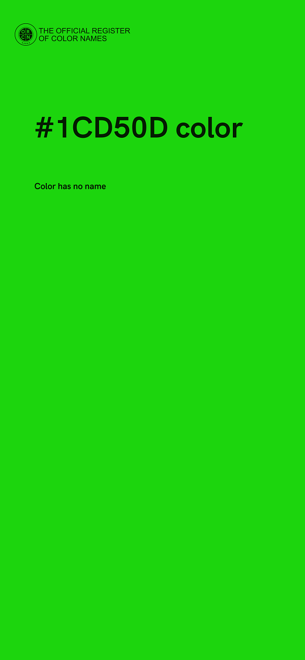 #1CD50D color image