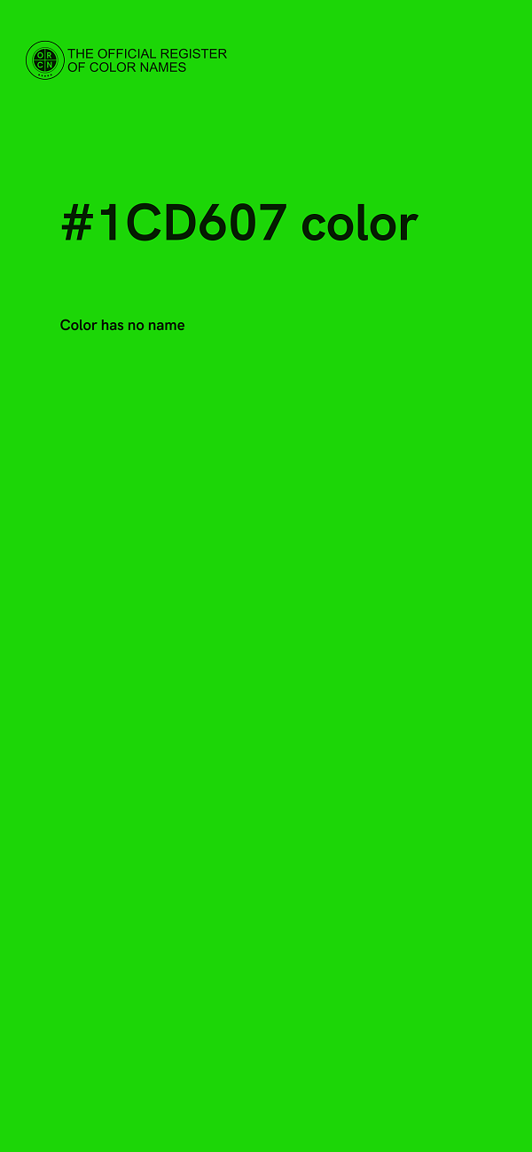 #1CD607 color image