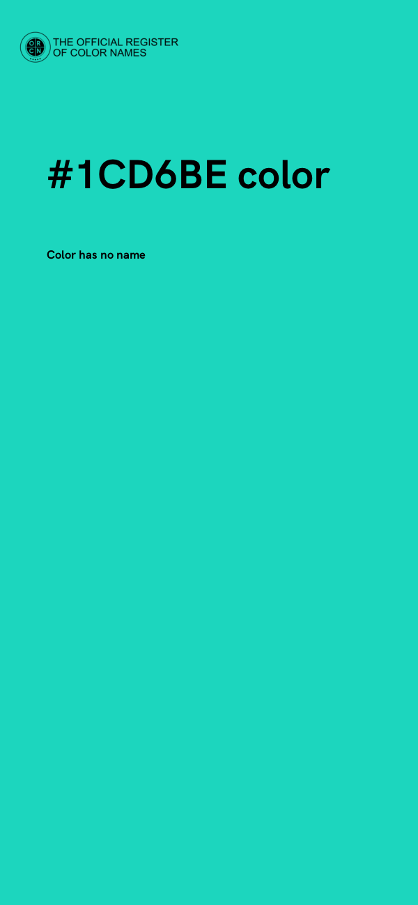 #1CD6BE color image
