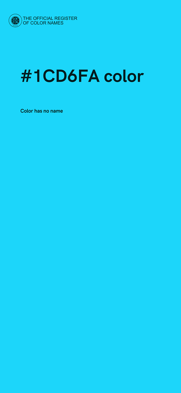 #1CD6FA color image