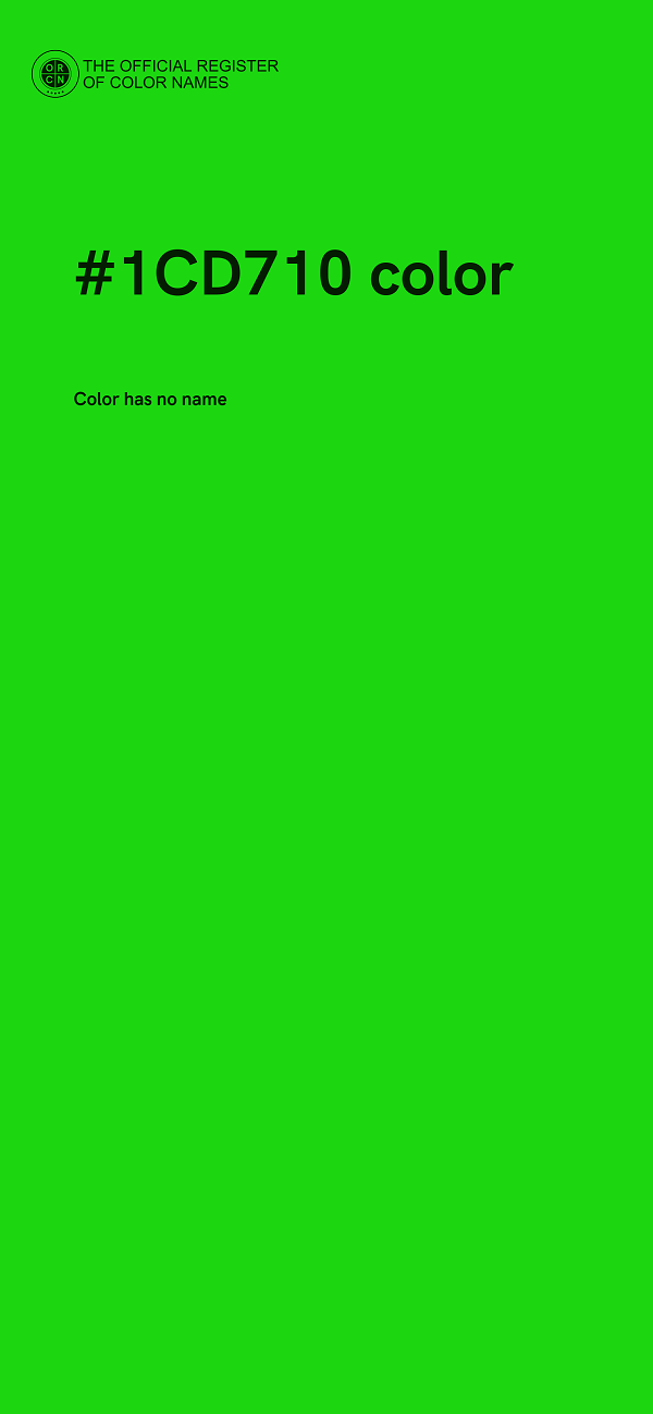 #1CD710 color image