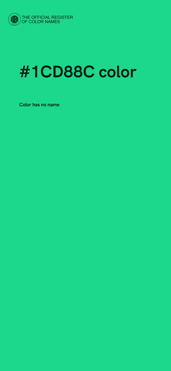 #1CD88C color image