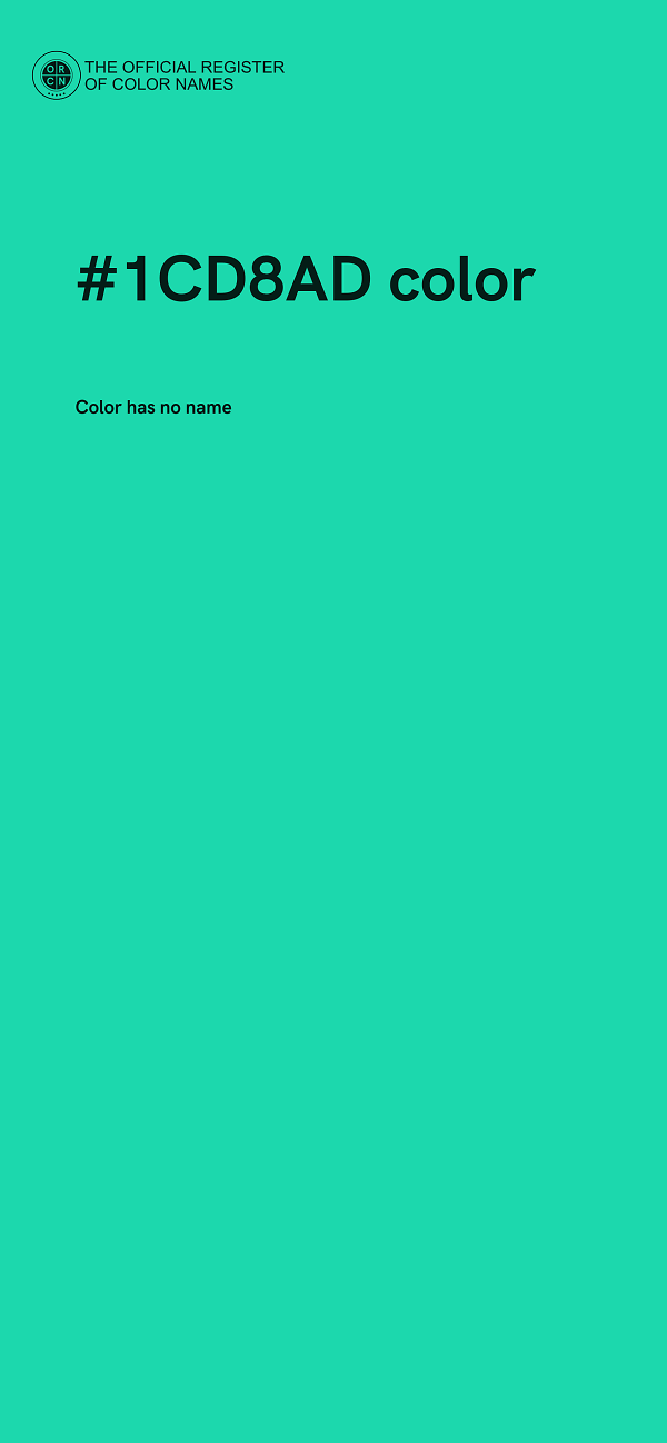#1CD8AD color image