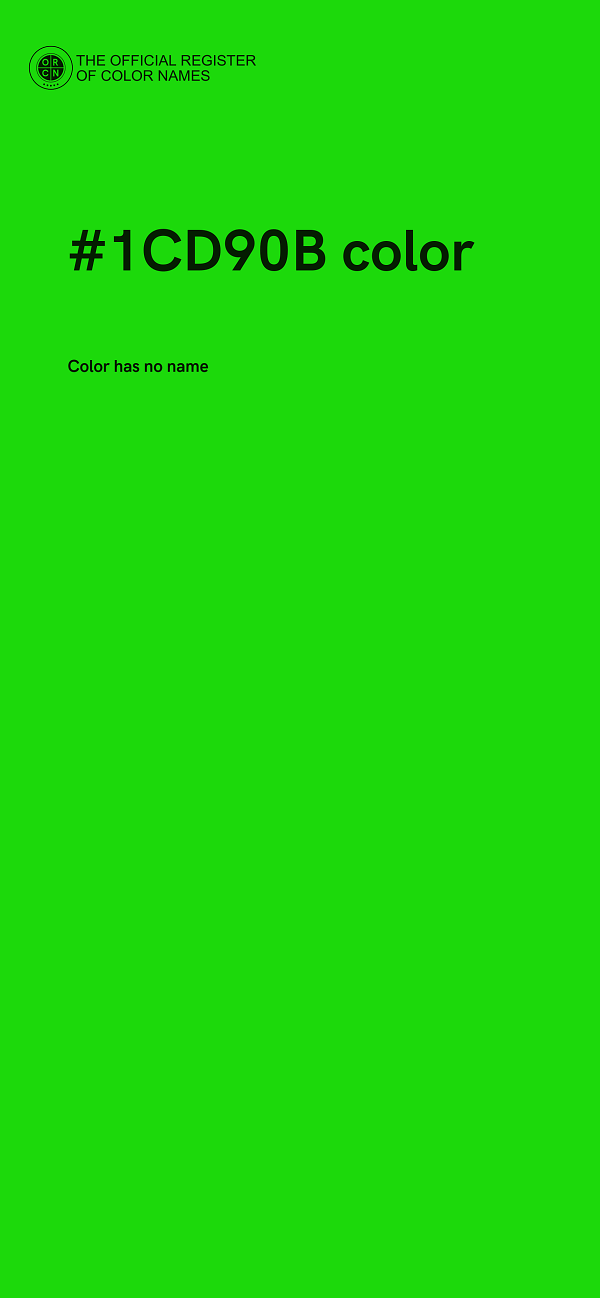 #1CD90B color image