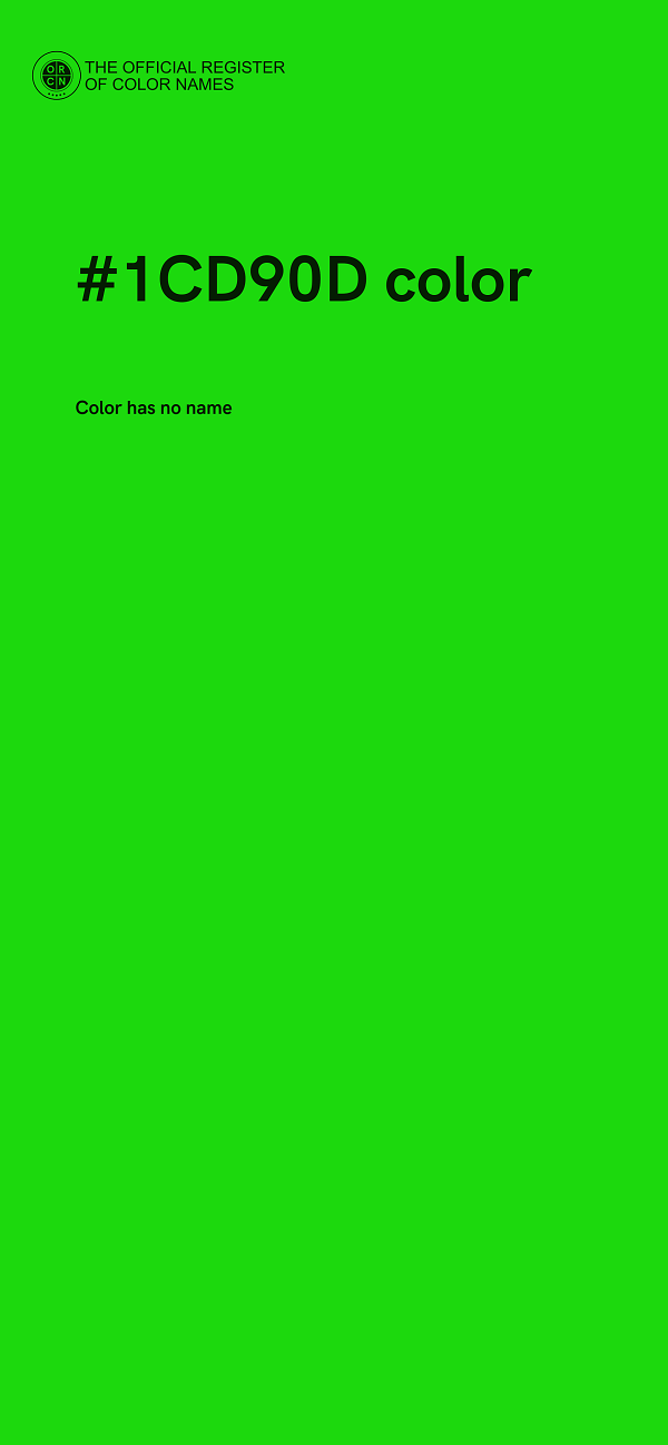 #1CD90D color image