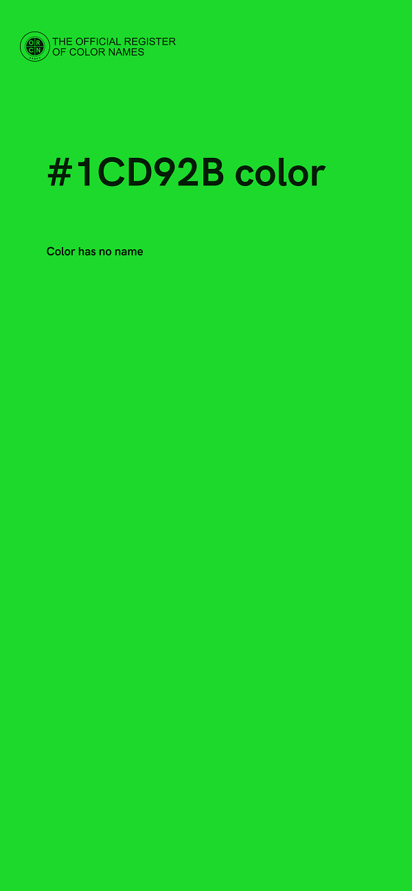 #1CD92B color image