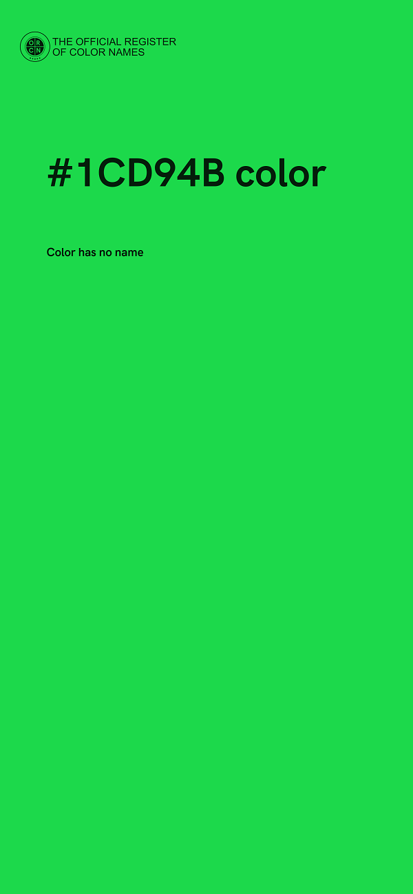 #1CD94B color image