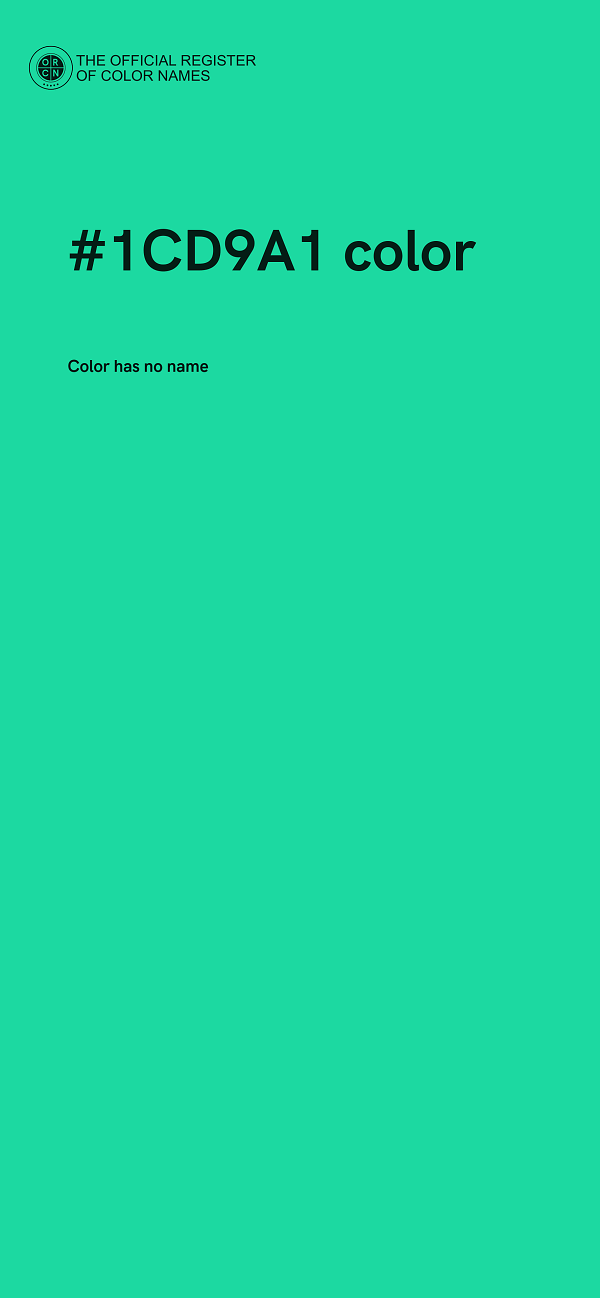 #1CD9A1 color image